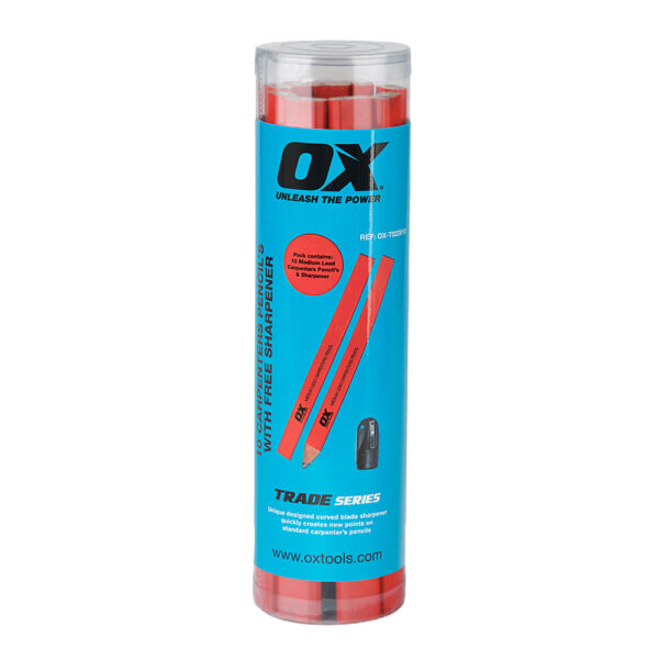 Red Carpenters Pencils - 10 Pack
