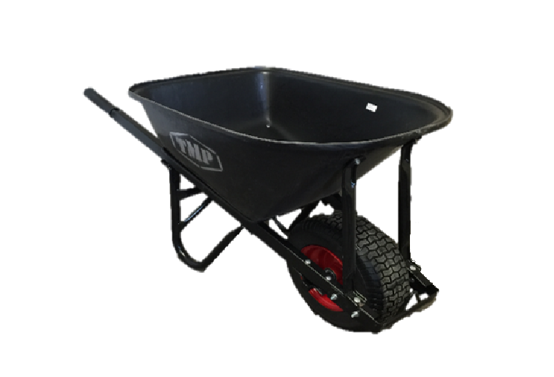TMP - 100lt Heavy Duty Wheelbarrow Rota Poly Tray / Wide Wheel