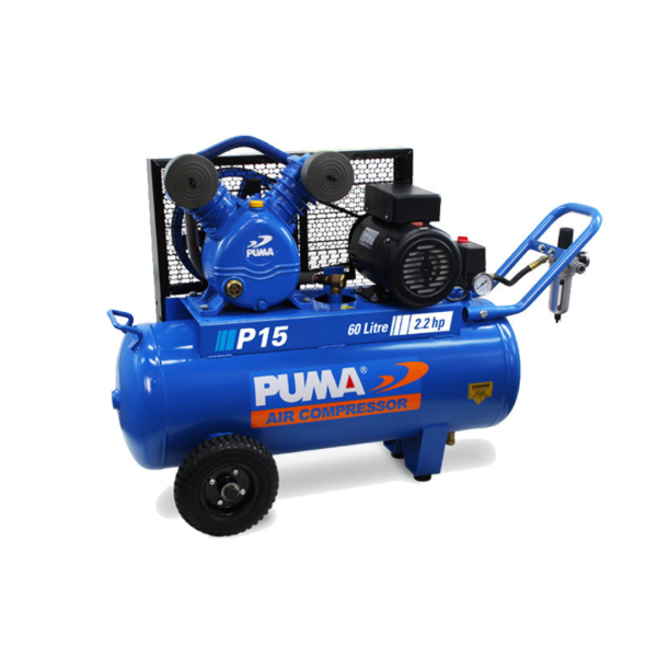 Puma - Air Compressor P15 240 Volt 60Ltr
