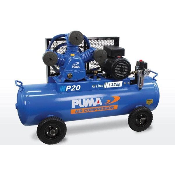 Puma - Air Compressor P20 240 Volt 75Ltr
