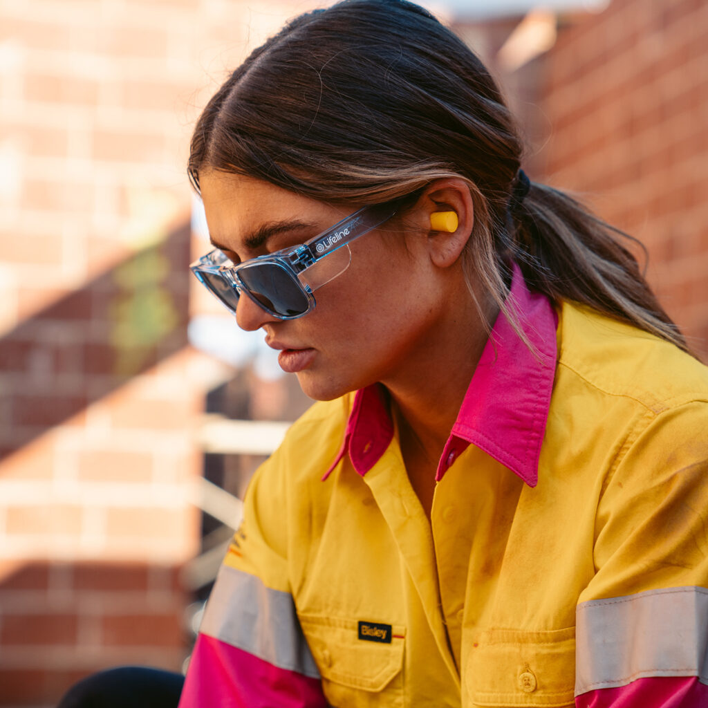 SafeStyle Blue Frame Safety Glasses