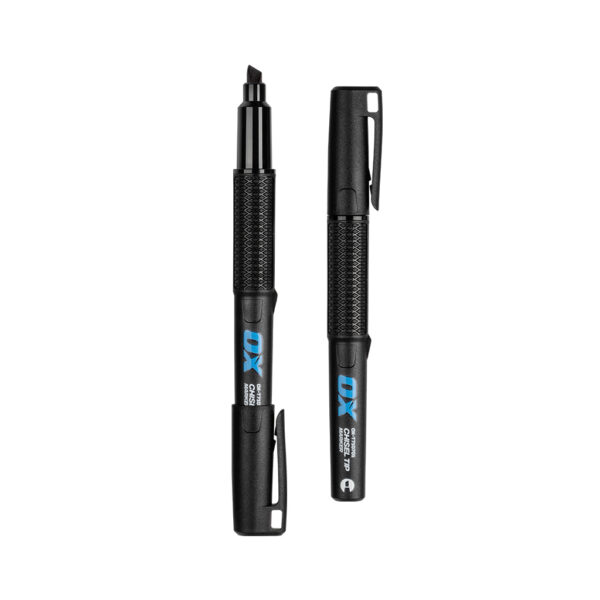 OX-T710701 TuffMark Construction Marker Chisel Tip - Black